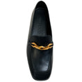 Load image into Gallery viewer, Jimmy Choo Black Leather Diamond Tilda Loafers
