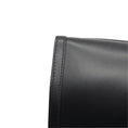 Load image into Gallery viewer, Max Mara Black Leather Double Top Handle Tote Handbag with Silver Hardware
