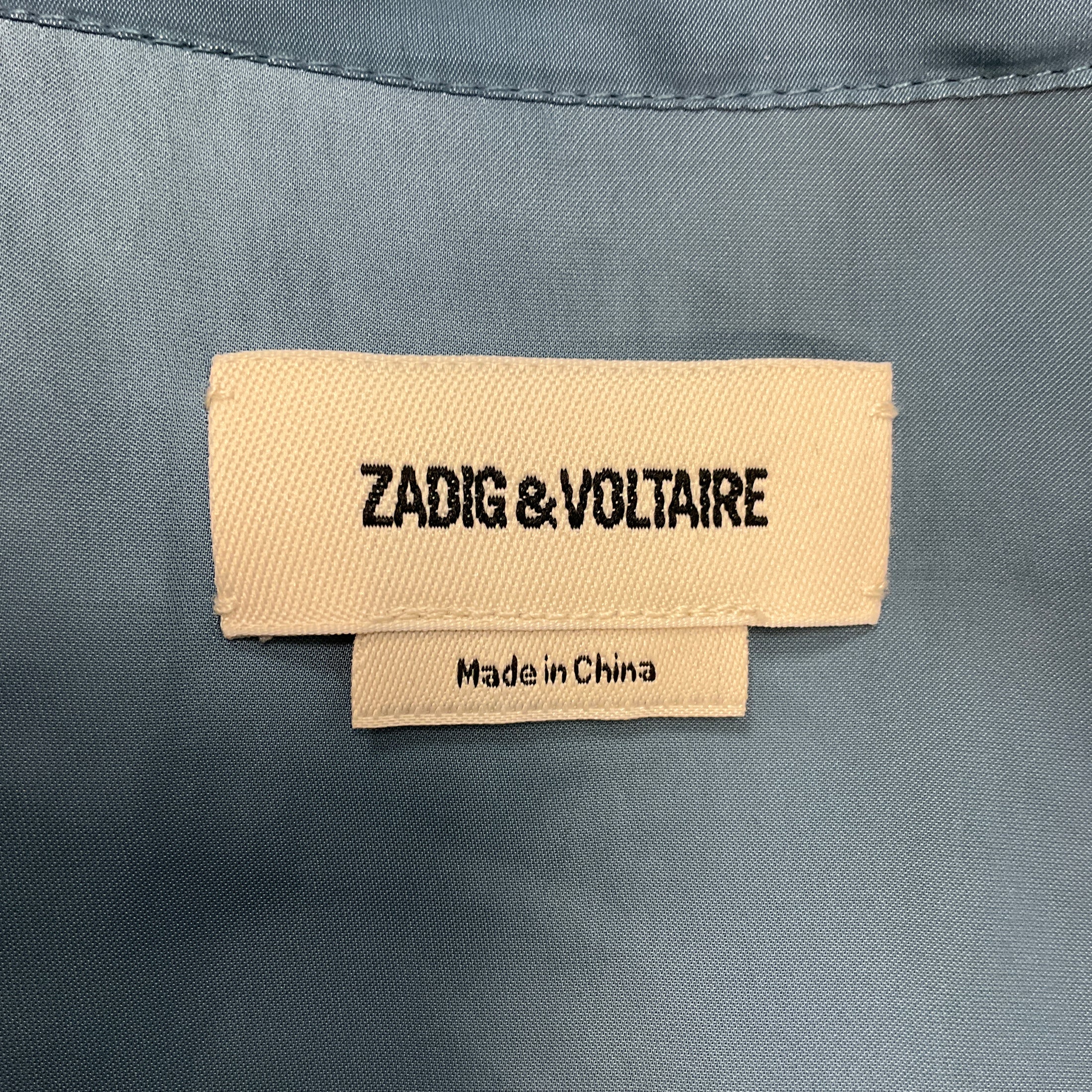 Zadig & Voltaire Bluestone Remember Satin Dress