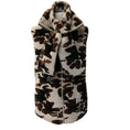 Load image into Gallery viewer, Suprema Brown / Taupe Shearling Reversible Vest with Detached Scarf
