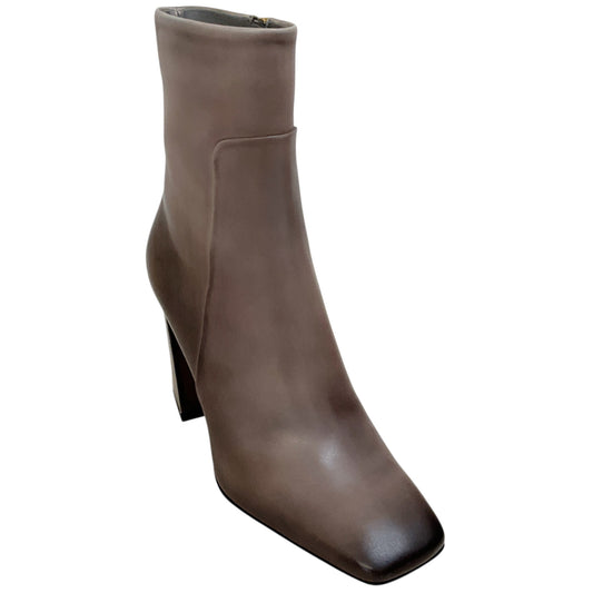 Santoni Grey / Taupe Leather Hanalei Booties
