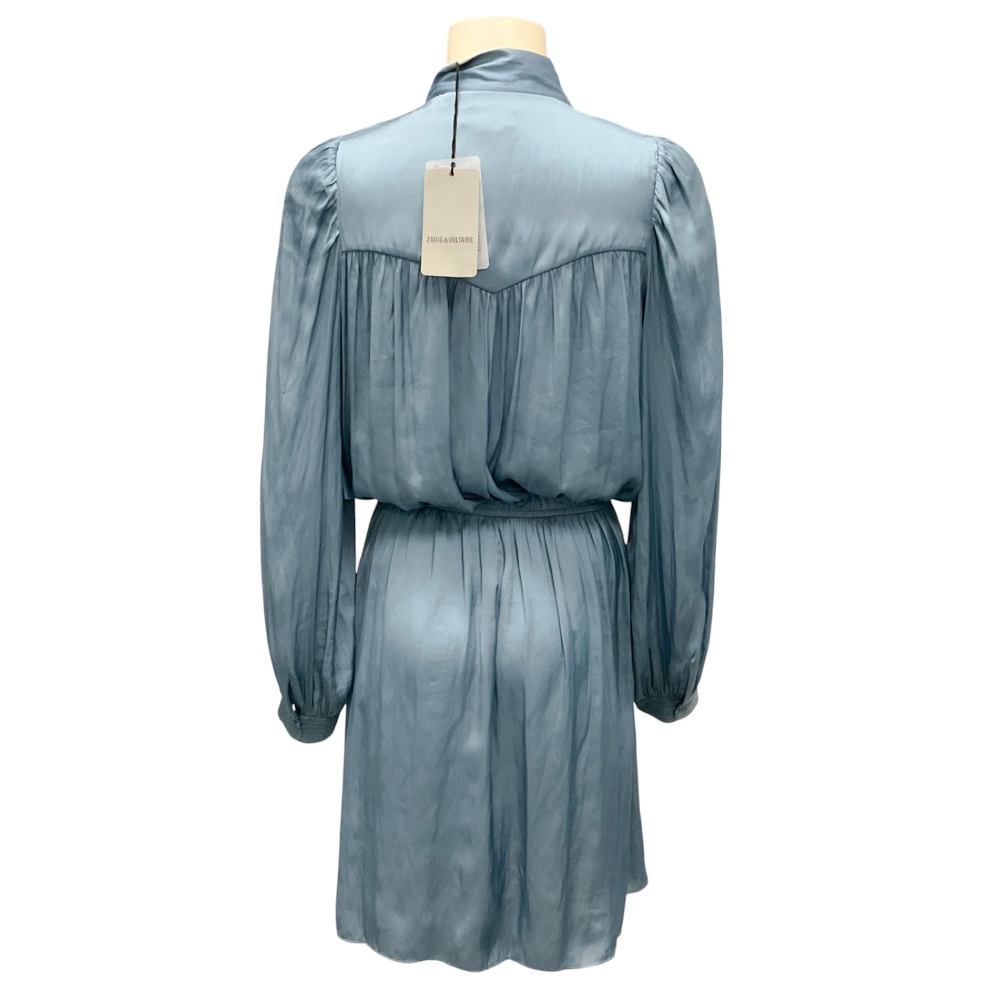 Zadig & Voltaire Bluestone Remember Satin Dress