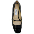 Load image into Gallery viewer, Jimmy Choo Black Leather / Patent Elisa 45 Mary Jane Pumps
