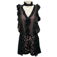 Load image into Gallery viewer, Alexis Black Karliva Macrame Romper
