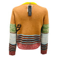 Load image into Gallery viewer, Marc Jacobs Camel Multi Engineered Stripe Camel Combo Tattoo Crewneck Sweater
