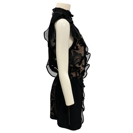 Alexis Black Karliva Macrame Romper