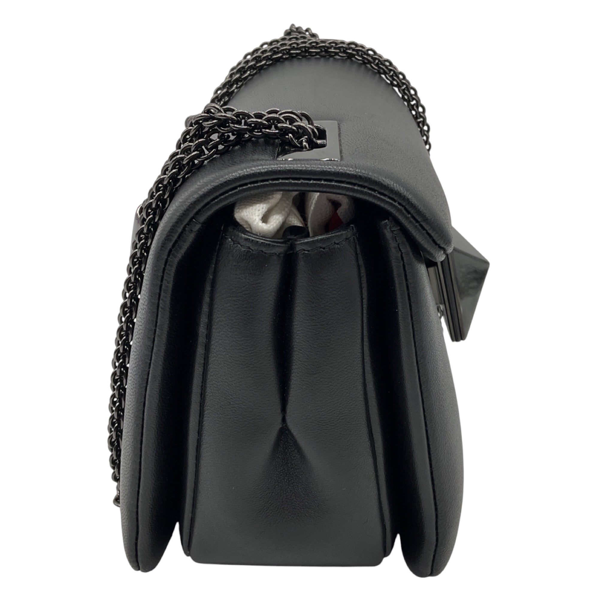 Valentino Garavani Black Nero Small One Stud Shoulder Bag