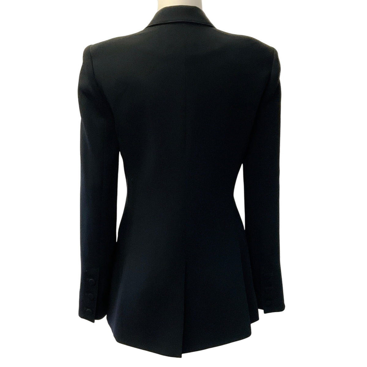 Cinq à Sept Black Estelle Paisley Love Letter Embroidered Crepe Blazer