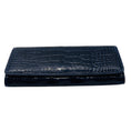 Load image into Gallery viewer, Kwanpen Blue Genuine Alligator Skin Leather Wallet
