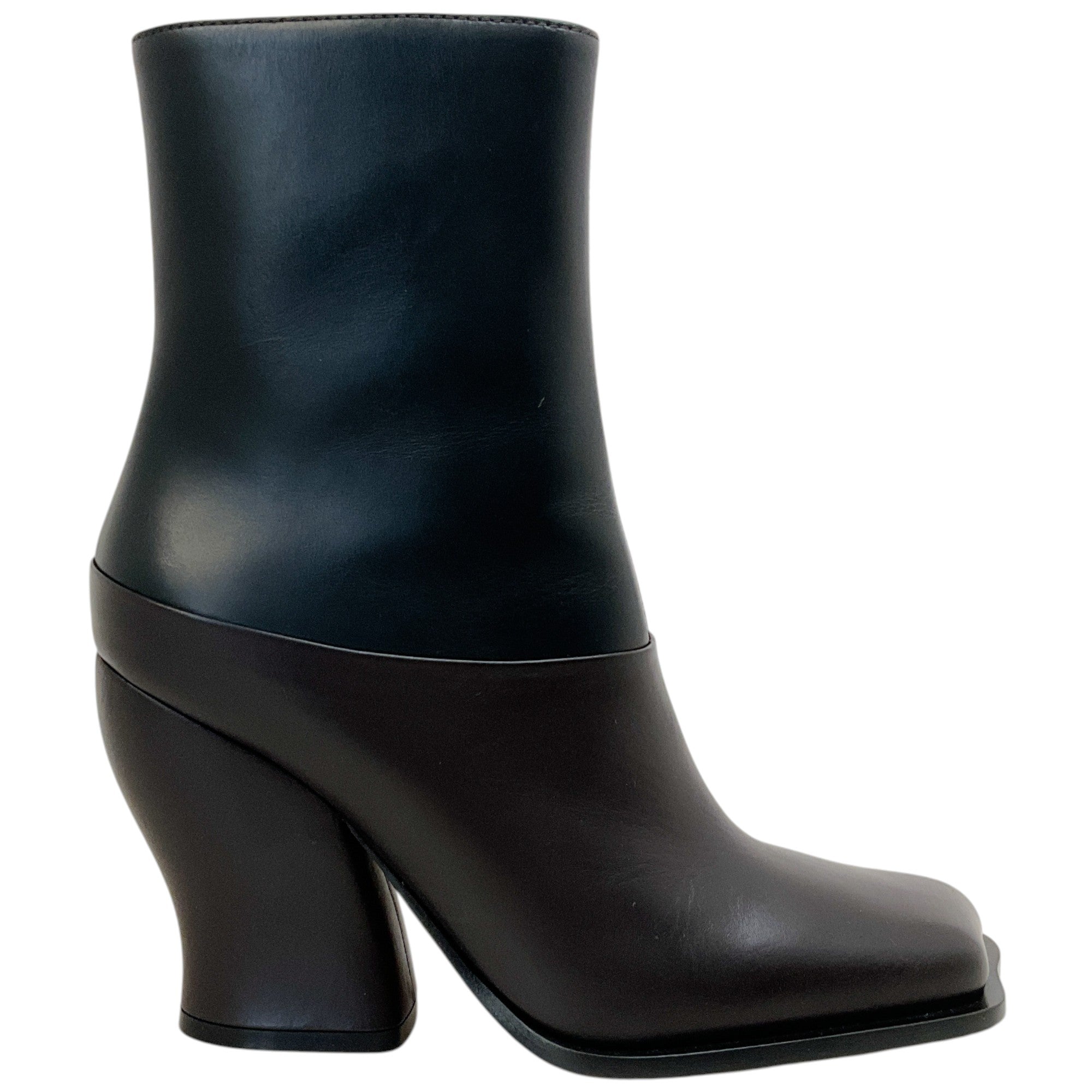 Loewe Black / Brown Two Tone Leather Onda Boots