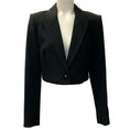 Load image into Gallery viewer, L'Agence Black Cora Detachable Bottom Blazer
