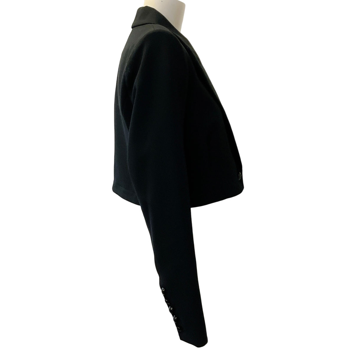 L'Agence Black Cora Detachable Bottom Blazer