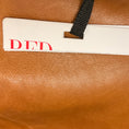 Load image into Gallery viewer, RED Valentino Tan / Silver Stud Embellished Lambskin Leather Skirt

