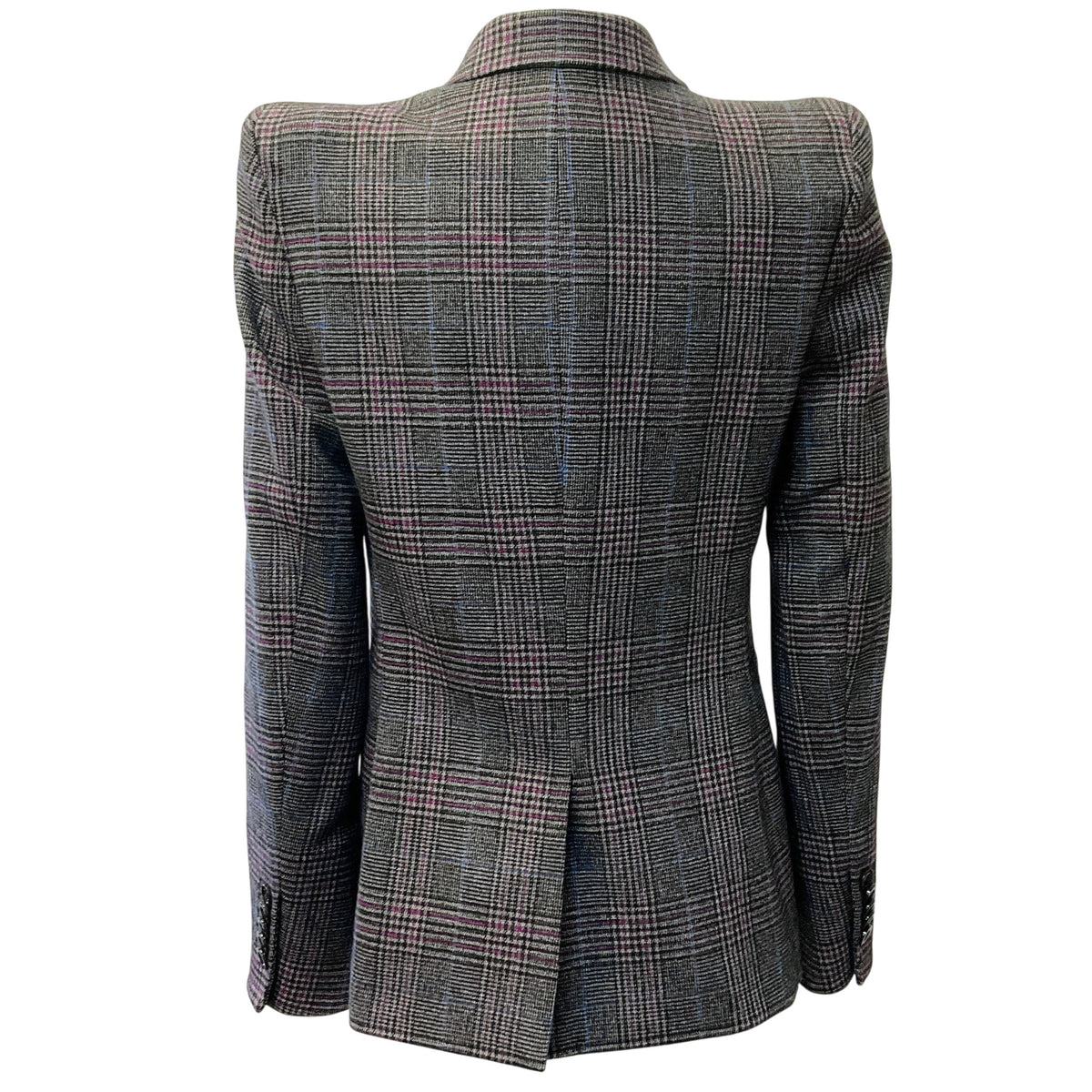 Veronica Beard Brock Glen Plaid Dickey Blazer