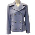 Load image into Gallery viewer, Michael Kors Light Purple Pea Coat with Silver Buttons

