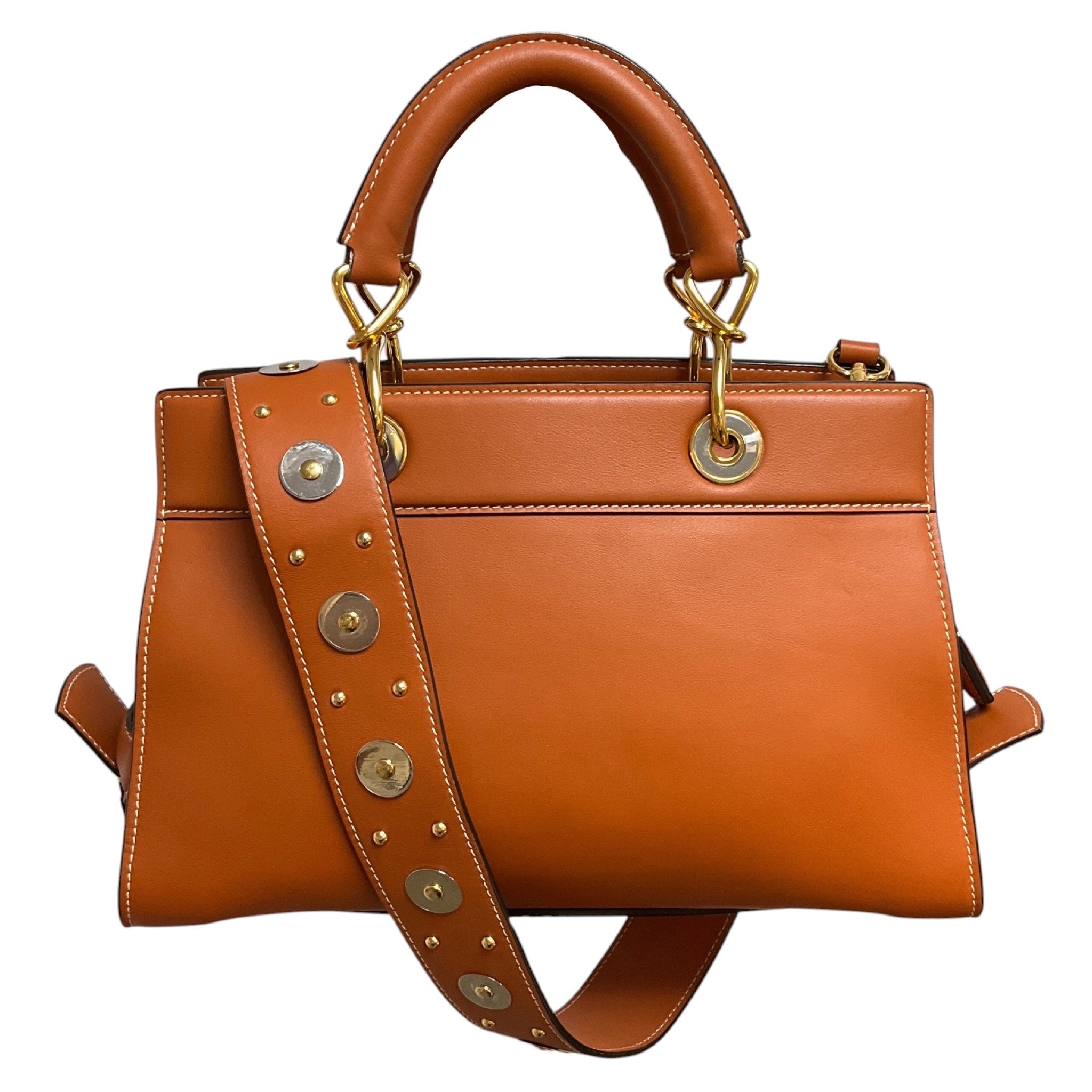 Altuzarra Light Brown / Cognac Leather Shadow Tote Handbag