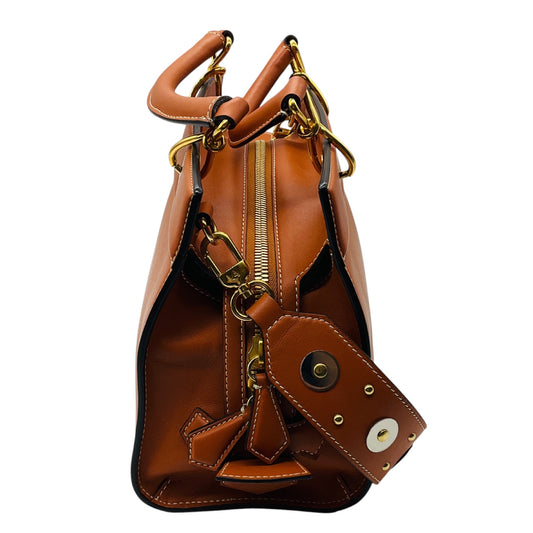 Altuzarra Light Brown / Cognac Leather Shadow Tote Handbag