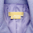 Load image into Gallery viewer, Michael Kors Light Purple Pea Coat with Silver Buttons
