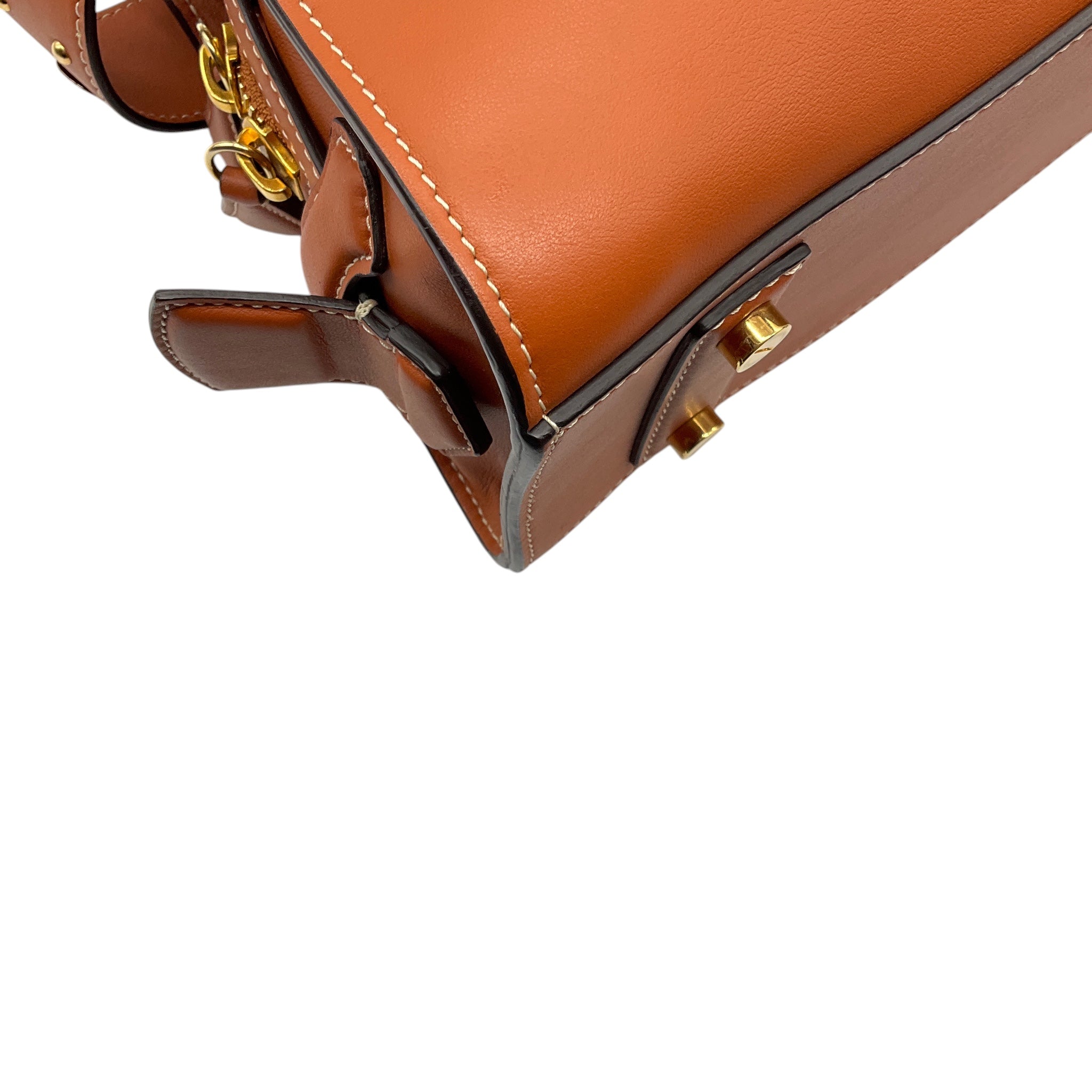 Altuzarra Light Brown / Cognac Leather Shadow Tote Handbag