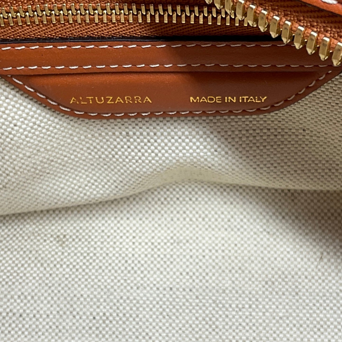 Altuzarra Light Brown / Cognac Leather Shadow Tote Handbag