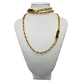 Load image into Gallery viewer, Givenchy Vintage Black / Brown GG Logo Enamel and Gold-tone Chain Sautoir Necklace
