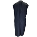 Load image into Gallery viewer, 3.1 Phillip Lim Navy Blue Silk Trimmed Button-down Cotton Midi Dress
