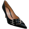 Load image into Gallery viewer, Gianvito Rossi Black Leather Buckle Pumps

