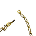 Load image into Gallery viewer, Givenchy Vintage Black / Brown GG Logo Enamel and Gold-tone Chain Sautoir Necklace
