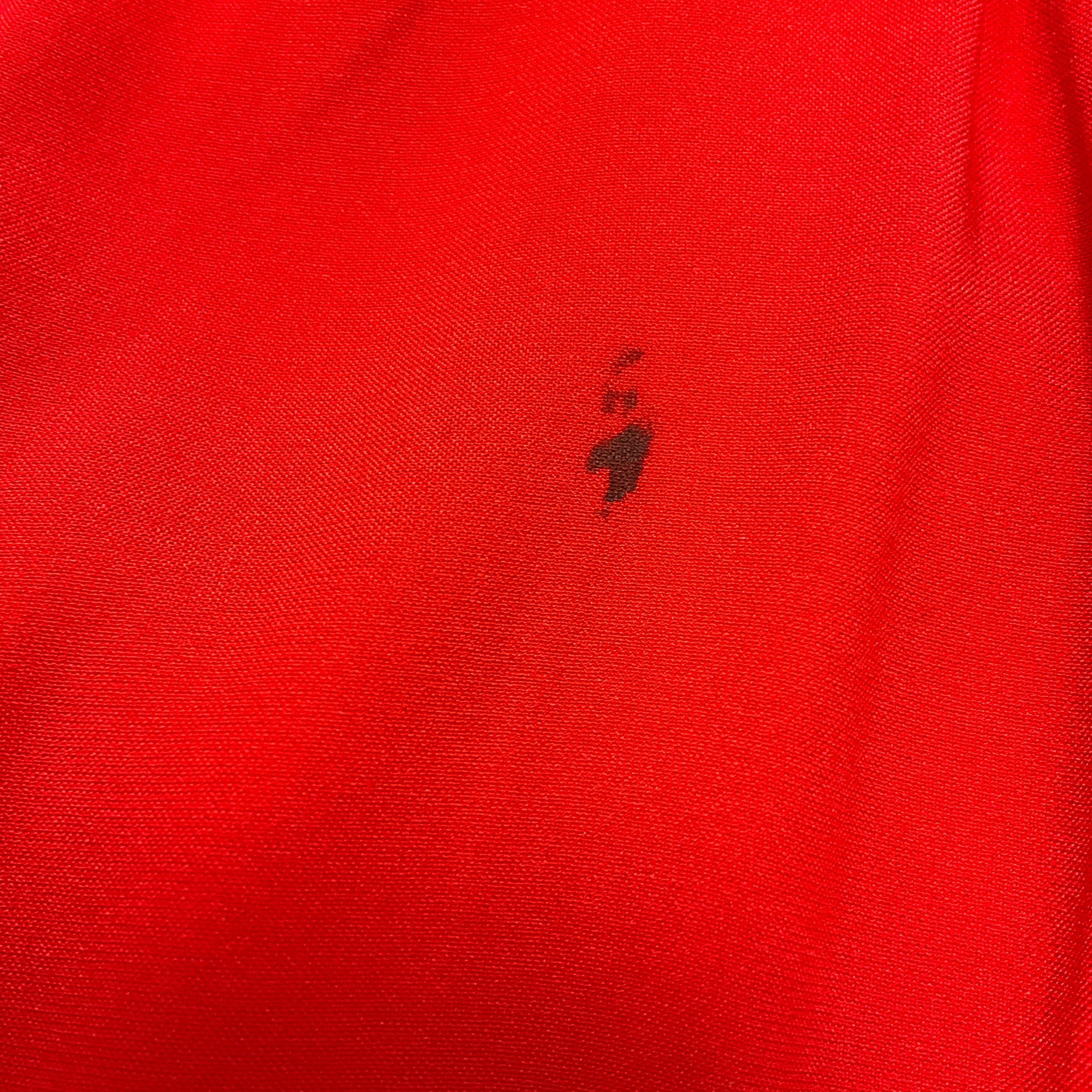 Cushnie Red Sleeveless Silk Midi Cocktail Dress