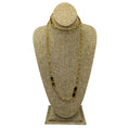 Load image into Gallery viewer, Givenchy Vintage Black / Brown GG Logo Enamel and Gold-tone Chain Sautoir Necklace
