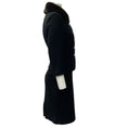 Load image into Gallery viewer, Michael Kors Collection Black Boucle Suit with Removable Mink Collar
