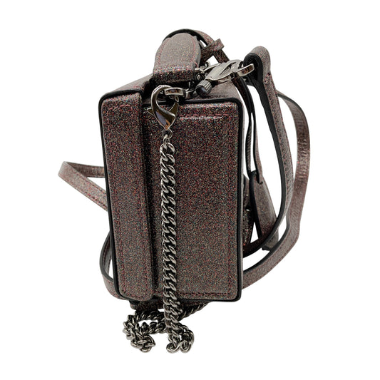Mark Cross Glitter Multi Metallic Grace Mini Box Bag