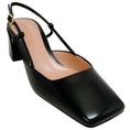 Load image into Gallery viewer, Gianvito Rossi Black Patent Leather Square Toe Slingback Pumps

