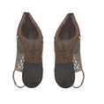 Load image into Gallery viewer, Brunello Cucinelli Taupe Monili Bead Embellished Mesh and Suede Slingback Flats
