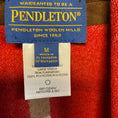 Load image into Gallery viewer, Pendleton Red Multi Striped Wool Jacket with Belt
