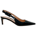 Load image into Gallery viewer, Gianvito Rossi Black Leather Lindsay Slingback Pumps
