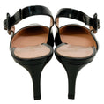 Load image into Gallery viewer, Gianvito Rossi Black Leather Lindsay Slingback Pumps
