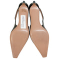 Load image into Gallery viewer, Gianvito Rossi Black Leather Lindsay Slingback Pumps
