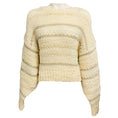 Load image into Gallery viewer, Frame Cream Multi Textured Stripe Sweater
