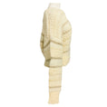 Load image into Gallery viewer, Frame Cream Multi Textured Stripe Sweater
