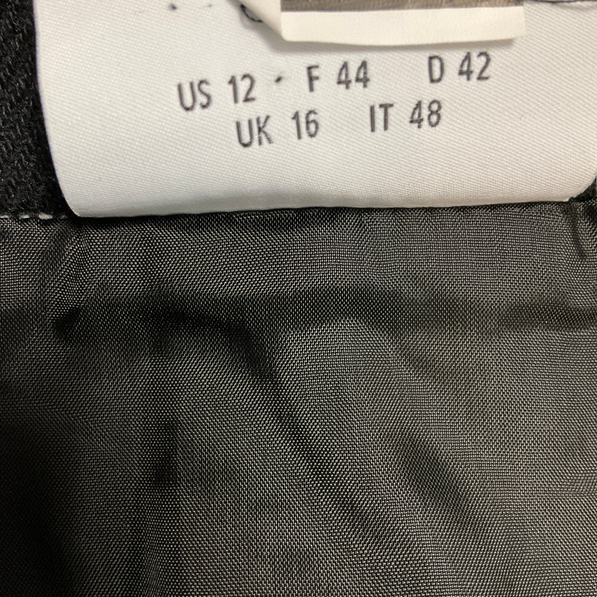Akris Punto Black / Chalk Gingham Check Skirt