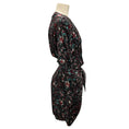 Load image into Gallery viewer, Isabel Marant Etoile Black Multi Baikal Printed Wrap Dress
