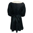 Load image into Gallery viewer, Zimmermann Black Linen Mini Flip Dress with Belt
