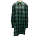 Load image into Gallery viewer, Amiri Green / Black Plaid Button-down Shirtdress
