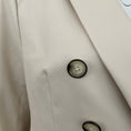 Load image into Gallery viewer, Veronica Beard Ivory Faux Leather Dickey Jacket
