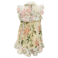Load image into Gallery viewer, Zimmermann Beige Multi Lace Trimmed Sleeveless Floral Top
