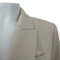 Load image into Gallery viewer, Veronica Beard Ivory Faux Leather Dickey Jacket
