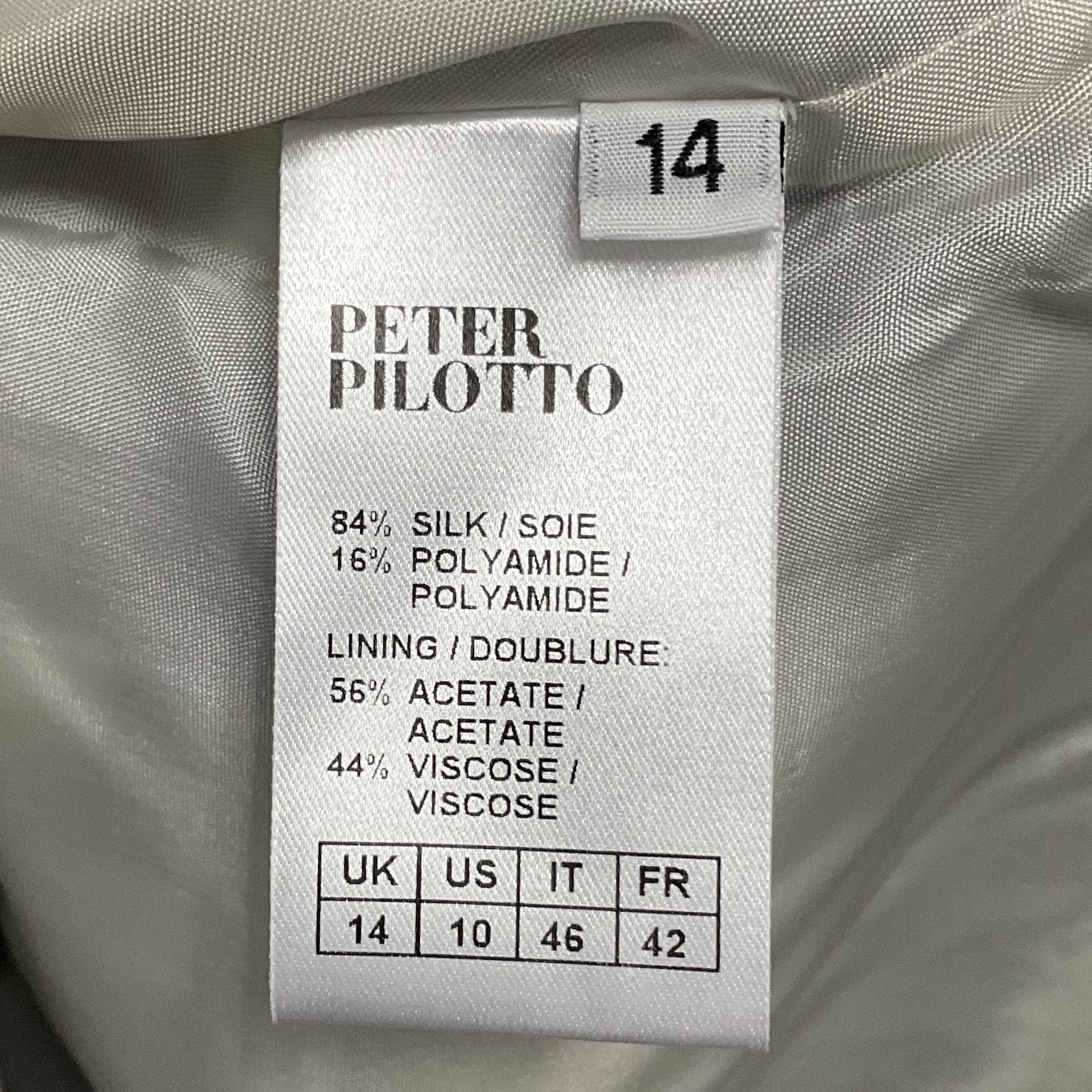 Peter Pilotto Dahlia Blue Silk Cloque Elizabeth Dress