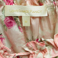 Load image into Gallery viewer, LoveShackFancy Pink Floral Long Sleeved Silk Mini Dress
