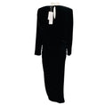 Load image into Gallery viewer, Veronica Beard Black Tristana Stretch Velvet Midi Dress

